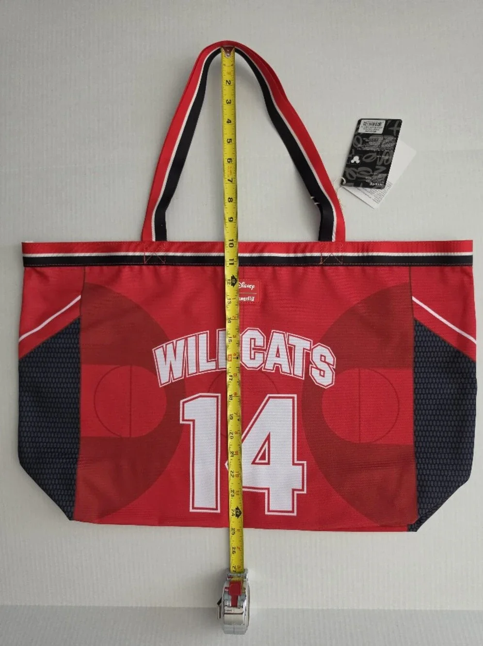 Loungefly Disney High School Musical East High Wildcats Canvas Tote Bag Large